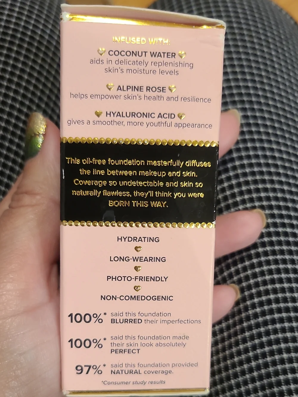 NWB Too Faced Born This Way Natural Finish Longwear Liquid Foundation- Honey